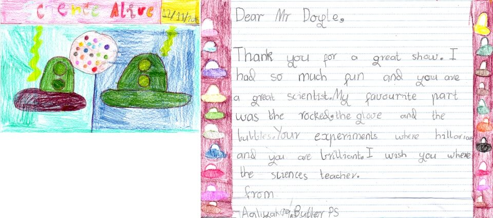 Butler Primary School letter 4