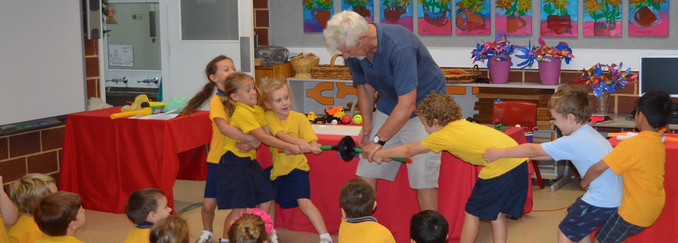 Push, Pull and Move with Bassendean Year 1 students
